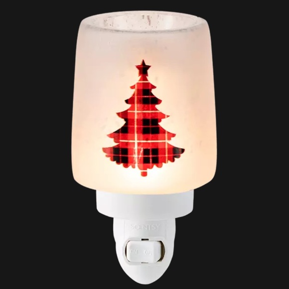 Scentsy mini warmer: pine for plaid ( sold out). One wax bar - Picture 2 of 4